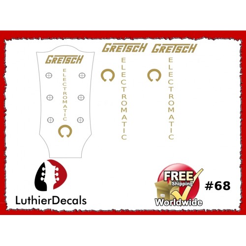 Gretsch Guitar Decal #68